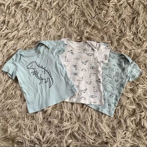Carter’s Baby Dinosaur Tee Shirts Set Size 12M